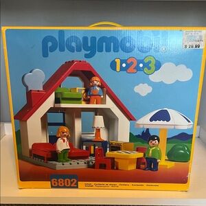 Playmobil 1-2-3 Colorful Playhouse Set 6802